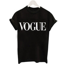 Load image into Gallery viewer, New Summer Women T-shirt VOGUE