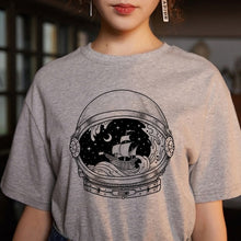 Load image into Gallery viewer, Moon printing T-shirt