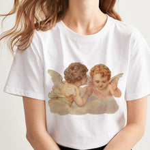 Load image into Gallery viewer, Spoof Mona Lisa women's T-shirt