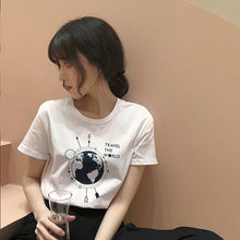 Load image into Gallery viewer, Cosmic  fashion cartoon T-shirt